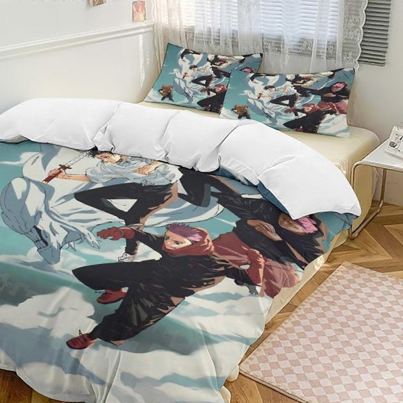 Jujuu isen Anime Home Bed3-piece Set,Lightweight and comfortable