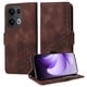 thumbnail image 1 of Carcasa FOXDOCK OPPO Reno 14 Pro 5G de cuero PU, diseño acolchado clásico, protección contra caídas y rayones, 1 of 5