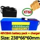 thumbnail image 3 of Batería de iones de litio para bicicleta eléctrica de 48 V y 28 Ah, 13S3p, con conector XT60 y cargador, BMS integrado de 30 A, para motor de 350 W, 500 W, 750 W y 1000 W., 3 of 7