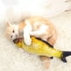 thumbnail image 2 of Pez De Peluche Con Movimiento Para Gatos Pez amarillo, 2 of 3