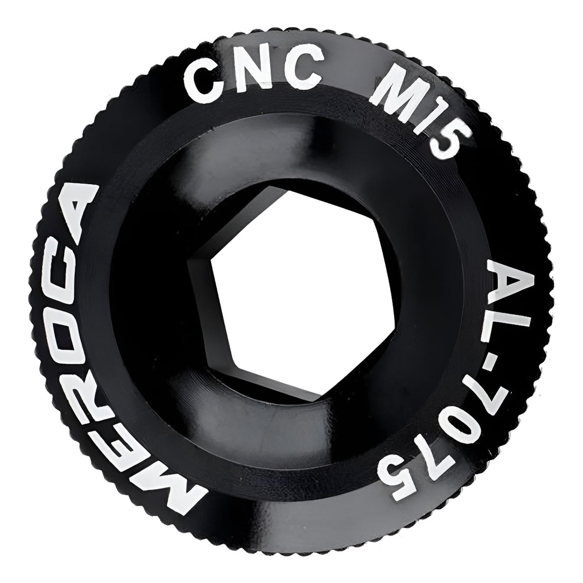 Genérica - Tapa Perno Biela Aluminio Bicicleta M15, M18, M19, M20 Mtb Negro