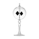 thumbnail image 5 of Ornamento De Escritorio De Vidrio De Radiómetro De Crookes Solar Para Estantería De Entrada De Estantería Clara, 5 of 5