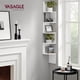 thumbnail image 2 of Soporte de pared para estante de esquina VASAGLE de 5 niveles, color blanco, 2 of 8