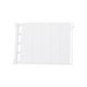 thumbnail image 5 of Estante Extensible Organizador De Armario Almacenamiento Varilla De Estante Ajustable Blanco 50-80 Cm, 5 of 5