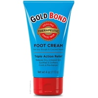 Gold Bond Foot Cream Triple Action 4 Oz (Paquete De 3)