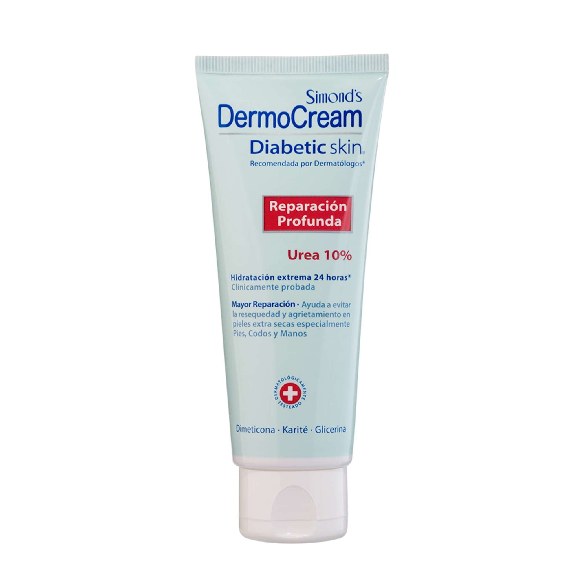 Crema Manos, Pies, Codos Simond’s Dermocream Dermocream Diabetic Skin Reparacion Profunda Urea 10%