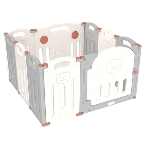 Bbqool - Corral Didáctico De Juegos Plegable Teddy Grey
