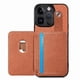 thumbnail image 5 of Funda Billetera Tejida para iPhone 14 Pro Max con Soporte y Tarjetero Marrón, 5 of 5