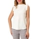 thumbnail image 1 of BLUSA SIN MANGAS CHIC PARA MUJERES INSPIRADA, CON VOLANTES Y PLEATS, IDEAL PARA TRABAJAR, BLUSA CHIC S BLANCA, 1 of 7