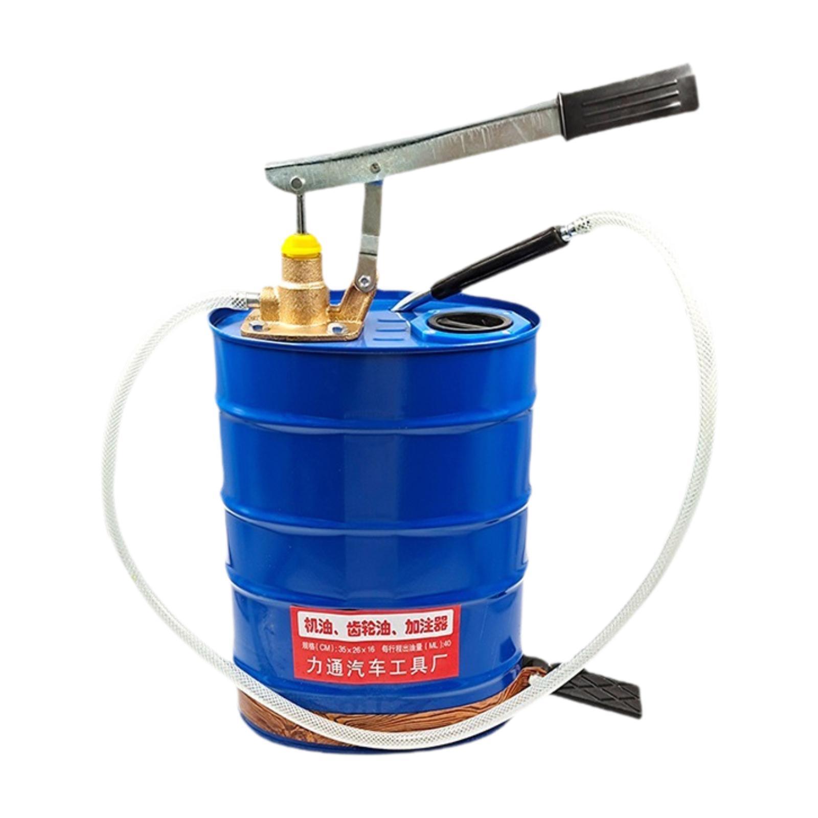 Ioensy - Bomba De Llenado De Aceite De Transmisión De 10 L Con Manivela Manual, Color Azul