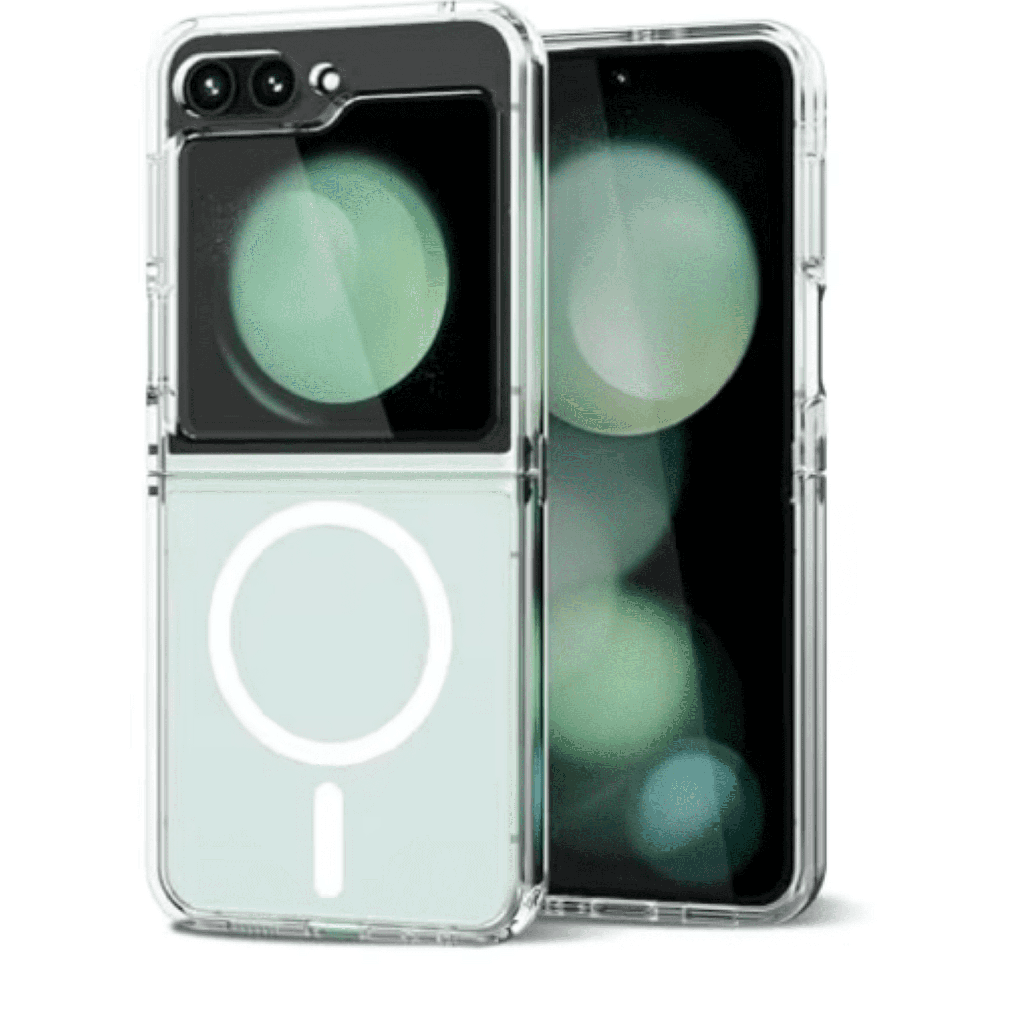 Mar Cases - Carcasa Para Samsung Z Flip 5 Transparente Magsafe