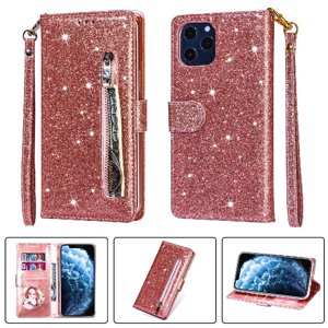 Foxdock - Funda Para Elegante Funda Iphone 11 Glitter Con Cremallera-Ideal Para El Uso Diario