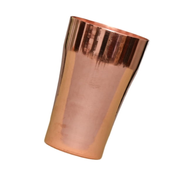 Taza de cobre Moscow Mules de 400 ml, taza de cobre espesado para té, taza de cobre para café, taza de cobre puro para café con leche, bebidas caseras Sin mango
