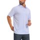 thumbnail image 4 of INSPIRE CHIC Camisas Polo de Hombre de Verano con Estampado Casual de Manga Corta Ligeras y Transpirables M Azul, 4 of 5
