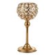 thumbnail image 3 of Candelabros De Cristal Candelabros Para Decoración De Mesa De Boda Regalo 20 Cm Oro, 3 of 4