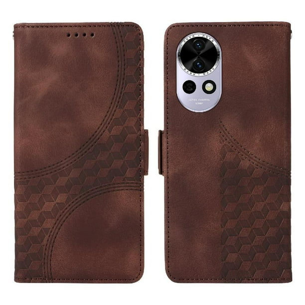 Carcasa FOXDOCK Huawei Nova 13 de cuero PU, diseño acolchado clásico, protección contra caídas y rayones