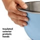 thumbnail image 3 of Juego de cuencos para mezclar OXO Good Grips de acero inoxidable, 4,7 L, azul/gris, 3 of 6