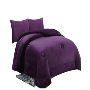 Teng Fei - Plumón Cubrecamainvierno King - Super King Violeta