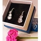 thumbnail image 2 of Argollas Huggies Zirconios Pavé Plata Fina Ley S925, 2 of 3