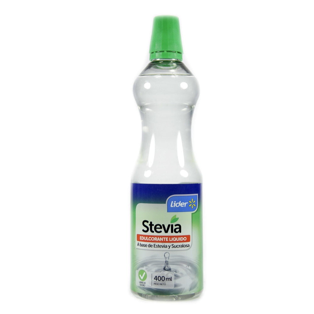 Endulzante Líquido Stevia Botella 400 Ml Lider
