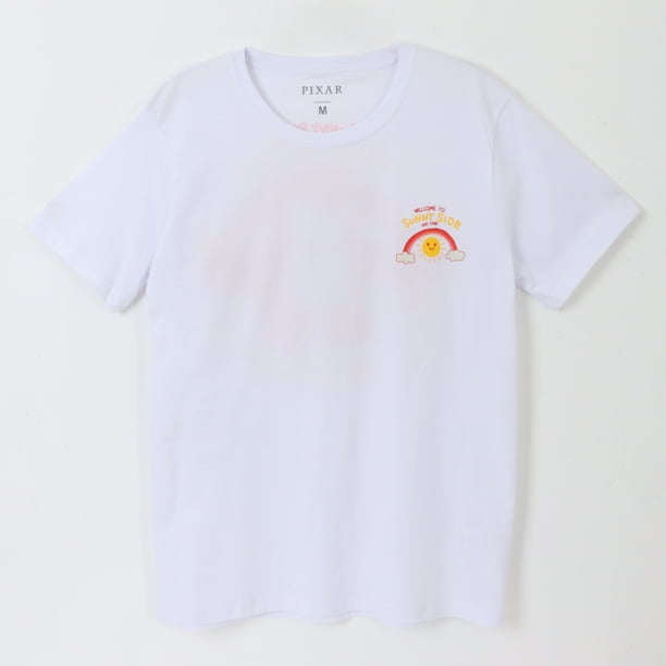 Polera Manga Corta Adulto Blanco Lotso Pixar Disney