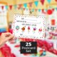 thumbnail image 3 of Juego de 25 postales Honeyplum de 15 cm para rellenar agradecimientos, 3 of 6
