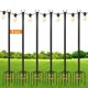 thumbnail image 1 of Postes para luces de guirnalda MuliVid, 6 piezas, 2,7 m, metal, para exterior, 1 of 7