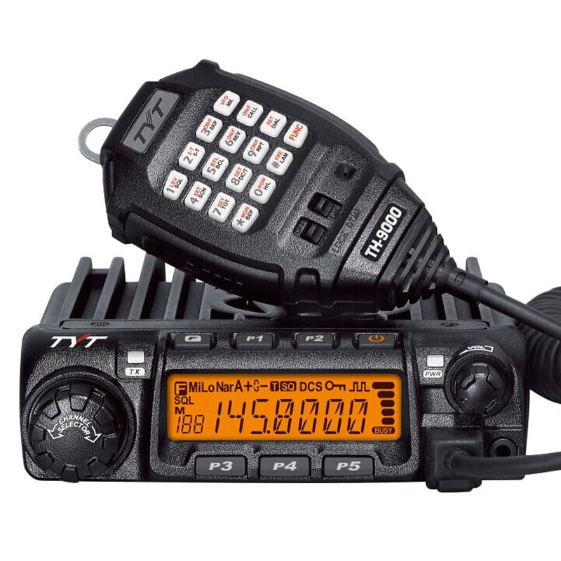 Tyt Th-9000d Radio Móvil 50w De Banda Uhf 400-480mhz | 200 Canales Pantalla A Color, Para Vehículos, Flotas Y Emergencias