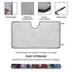 thumbnail image 2 of Amos Del Universo Revolución Parasol Para Parabrisas Delantero Protector Plegable Visera Solar Para Auto Bloquea Rayos Uv Mantiene Tu Vehículo Fresco 130cm*70cm, 2 of 6