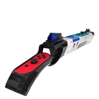 Genérico - Compatible Con Nintendo Switch/Oled Ergonomic Gun Grip Joystick Controller - Accesorio De Juego De Agarre Mejorado Para Ns Gamepad-Negro Blanco