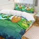 thumbnail image 1 of Plants Vs Zombies Quilt Set Thicken Soft 3 Pieces Bedding Set All Season Duvet Cove with 2 Pillowcases for Adult Women Girls Teens Home Room Decor, 1 of 5