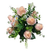 Genérico - Set 2 Ramo Floral Artificial Ornamental Rosas Adorno Jhn