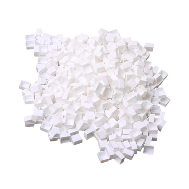 100 Piezas De Bandejas Vacías De Acuarela Para Arte De Dibujo De Arte De Viaje Paleta De Acuarela Clear 1.5x1.9x0.5cm