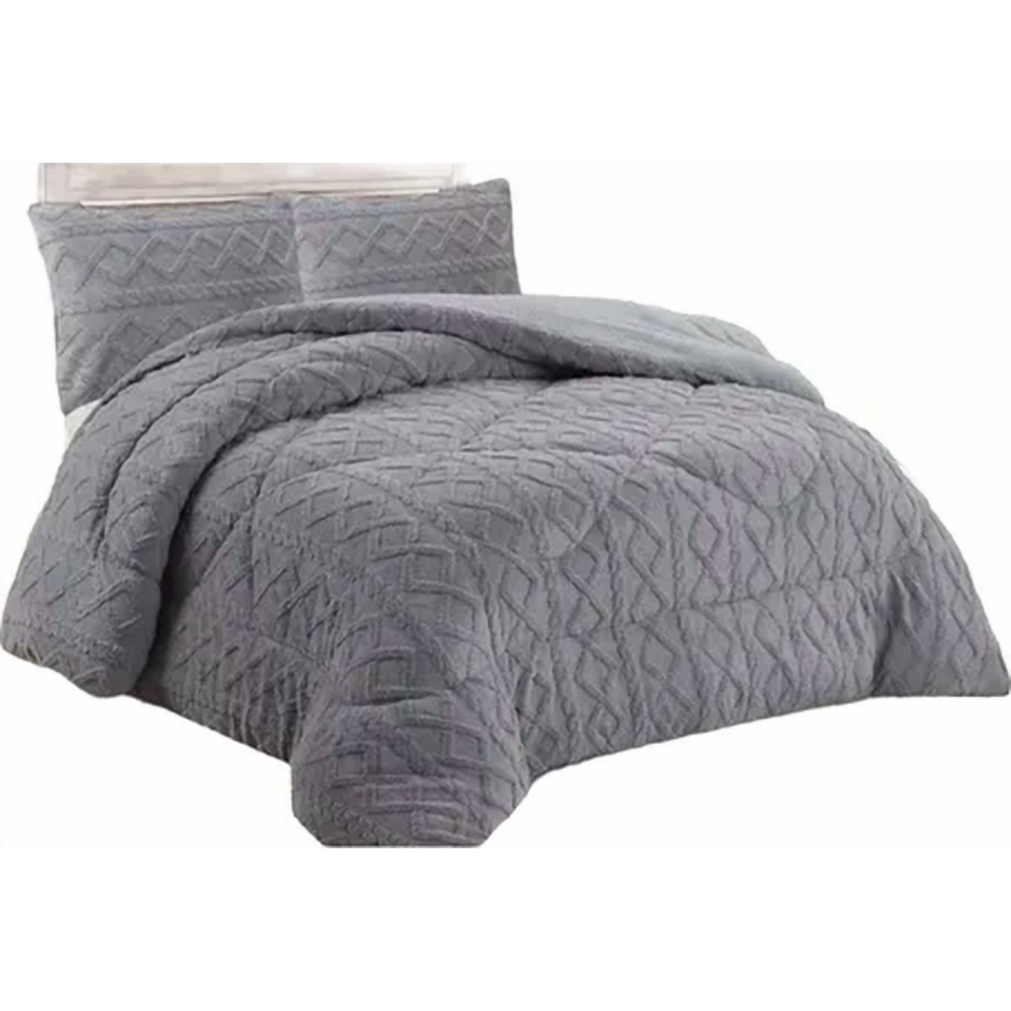 Genérico - Cubrecama Chiporro Trenzado 2 Plazas Invierno