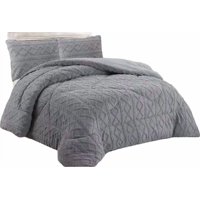 Genérico - Cubrecama Chiporro Trenzado 2 Plazas Invierno