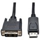 thumbnail image 1 of Adaptador de cable Tripp Lite DisplayPort a DVI-D de enlace único de 3 m, 1 of 2