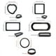 thumbnail image 4 of 1pc, Cake Mold Ring, Plastic Perforated Mousse Cake Ring, Cookie Cutters, Pancake Molds, Baking Tools, Kitchen Gadgets, Kitchen Accessories, Home Kitchen Items, Multiple Sizes And Shapes Optional, 4 of 5