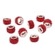 thumbnail image 4 of 10pcs European Spacer Beads Rhinestone Pulsera Joyas Resultados Rojo, 4 of 5