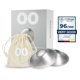 thumbnail image 1 of Copas de lactancia LoveNoobs, fundas para pezones plateadas XL para amamantar, 1 of 3