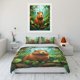 thumbnail image 2 of Capybara Printed Bedding Set Cartoon Anime Microfiber Bed Set Pillowcase Adult Bed Cover Bedroom Bed Set Duvet, 2 of 5