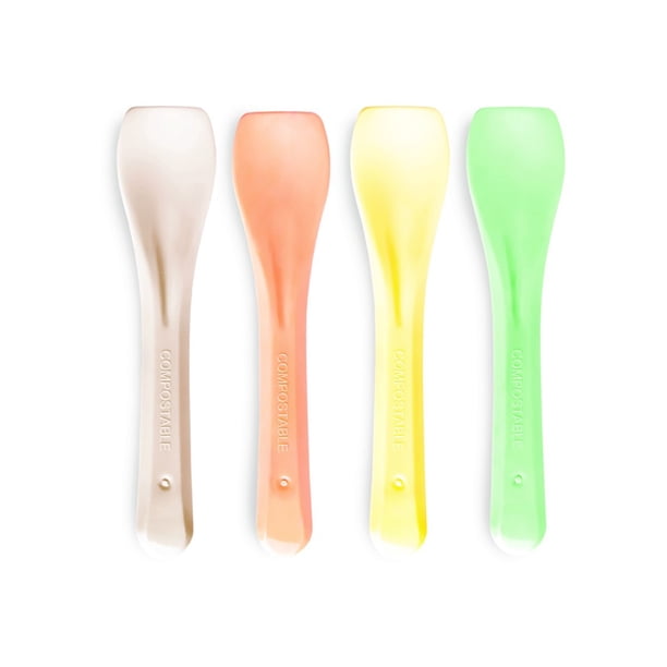 Cucharita Compostable Multicolor 9.5 Cm X 1Kg