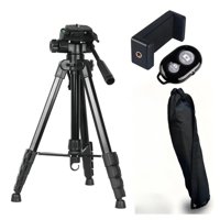 Crusec - Trípode Para Cámara Estabilizador Teléfono Soporte Portátil