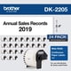 thumbnail image 2 of Rollo de etiquetas Brother DK-2205 de 6,2 cm x 30,5 m, blanco, 2 of 8