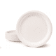 thumbnail image 1 of Plato Blanco Biodegradables 18cm  Pack 100 unds Desechables, 1 of 2