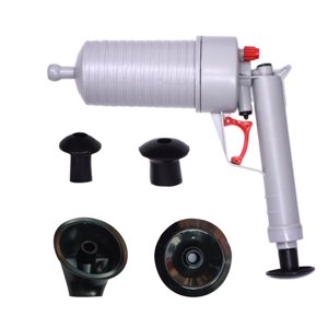 Magideal - Desatascador De Inodoro, Abridor De Desagüe De Bañera Con Ventosas De 4 Tamaños Para Bañera, Inodoro, Desagüe De Piso, Tubería Obstruida, Diseño De Gris