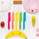 thumbnail image 2 of Juego de 10 Cuchillos de Plástico Seguros para Niños JOVITEC, 2 of 6