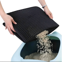 Genérico - Alfombra Sanitaria Para Gatos Recolector De Arena Arenero Xl