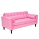thumbnail image 3 of Sofa Retro 3C Felpa 00 Rosado, 3 of 6