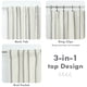 thumbnail image 4 of Cortinas DriftAway de mezcla de lino, aislamiento térmico 160x160 cm, 4 of 8