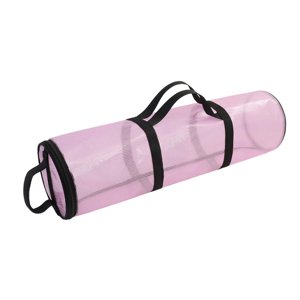 Magideal - Bolsa De Almacenamiento De Papel De Regalo, Organizador De Papel De Regalo, Fácil Almacenamiento, Cremallera Con Asas, Soporte De Papel De Regalo Dura Rosa 80Cm